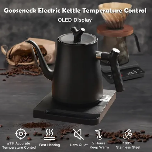 Intelligenter elektrischer Wasserkocher 220V Schwanenhals auslauf hand gebrühte Kaffee maschine