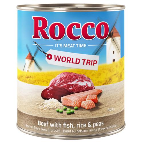 20 + 4 gratis Sparpaket Rocco Menü & World Trip 24 x 800 g - World Trip Spanien