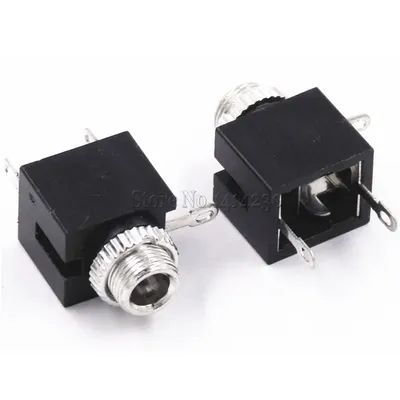 10Pcs Good Quality 3.5mm Female Audio Connector 3 Pin DIP Headphone Jack Socket Mono Channel PJ-301M