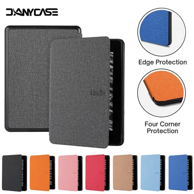 For Amazo n Kindle Case Paperwhite 10th Generation Magnetic Smart Fabric Cover Leather Funda J9G29R