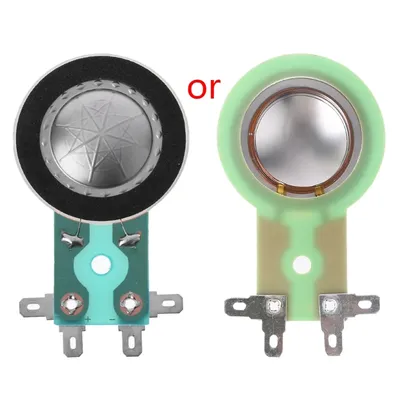 1 Pcs 25.4MM Tweeters Voice Coil Round Speaker Treble Coil Horn Titanium Film Copper Clad Alumium