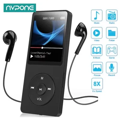 Bluetooth MP4 MP3 Lossless Music Player TFT LCD Display Walkman E-book Support TF Card Audio