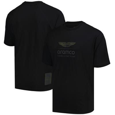 Aston Martin Aramco F1 Logo Stealth T-Shirt Image