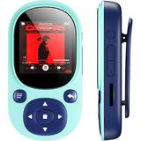 64GB Clip MP3 Player Bluetooth 5.3 Mini Portable Music Player with FM Radio Recording Music mp3 Player for Kids with Pedometer Mp3 and Mp4 Player