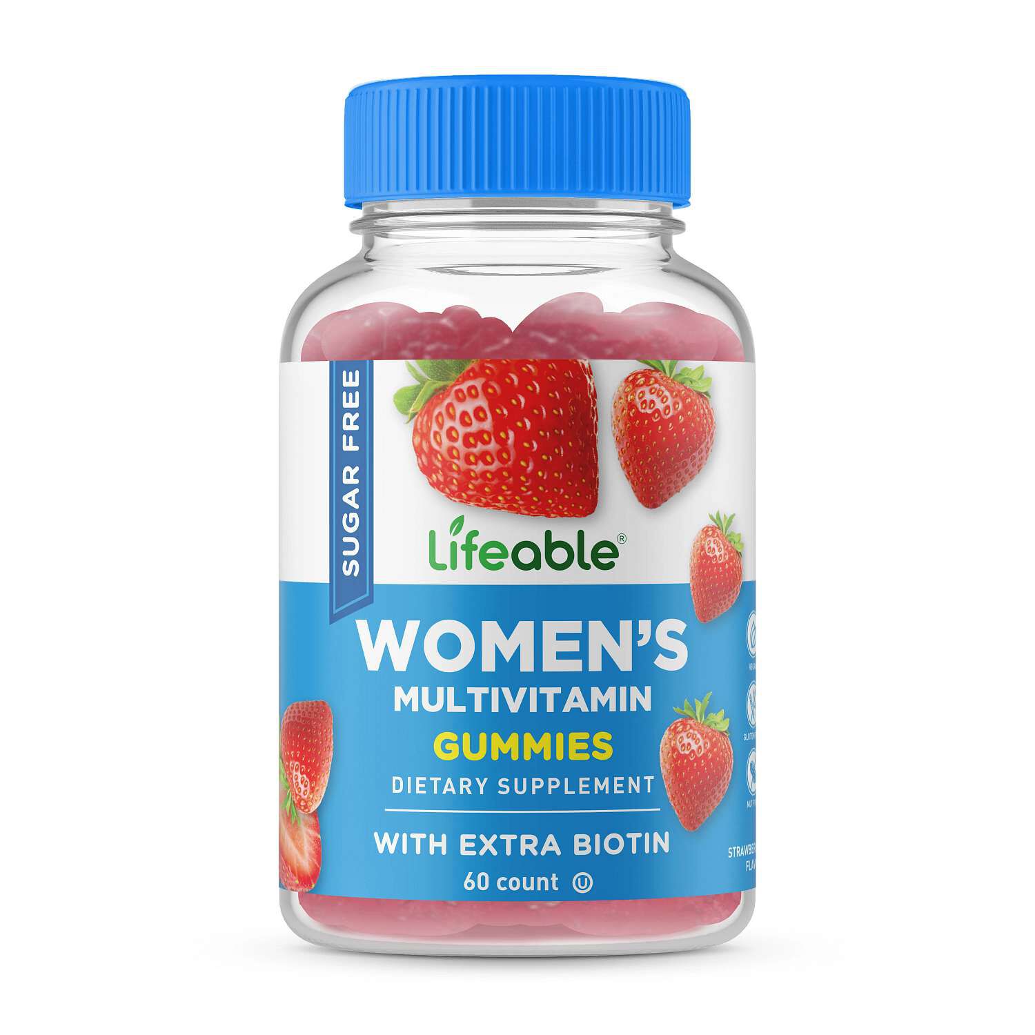 Sugar Free Women's Multivitamin Vegan - 60 Gummies (30 Servings)