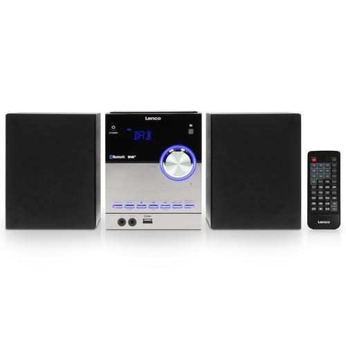 "LENCO Microanlage ""MC-150 Micro Stereoanlage mit DAB+, FM, CD, BT, USB"" Radios schwarz Stereoanlagen"