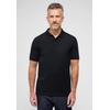 Kurzarmhemd ETERNA "SLIM FIT", Herren, Gr. M, US-Größen, schwarz, 56% Baumwolle, 5% Elasthan, 39% Polyester, schmal, Kurzarm, Hemden, EASY IRON (bügelleicht)