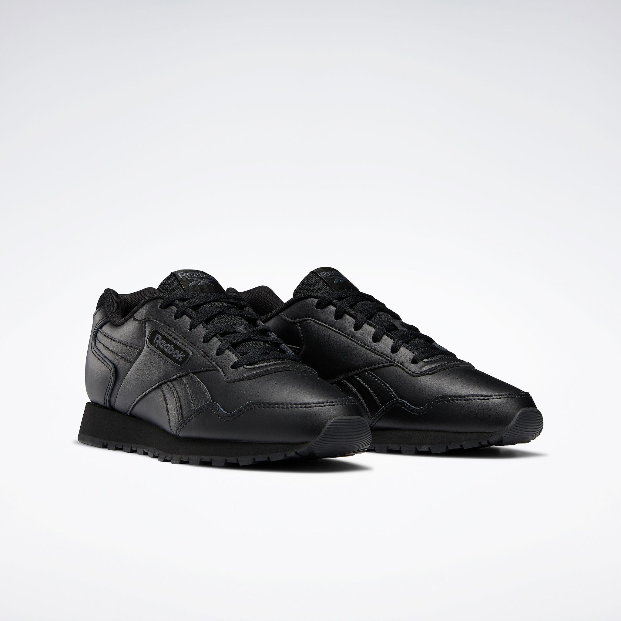Sneaker REEBOK CLASSIC "REEBOK GLIDE", Damen, Gr. 40, schwarz, Leder, Synthetik, Schuhe Sneaker
