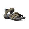 Sandale TEVA "W TIRRA", Gr. 38, grün (burnt olive), Textil, Synthetik, sportlich, Schuhe