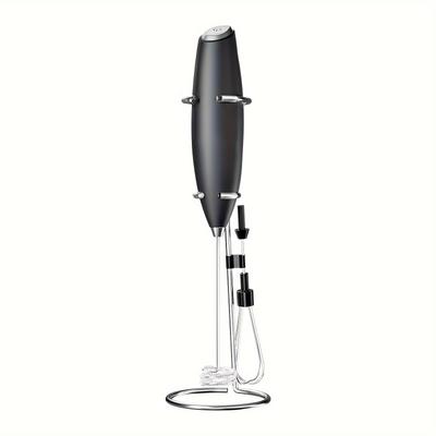 Whisk Milk Frother Handheld- High Powered For Coff...