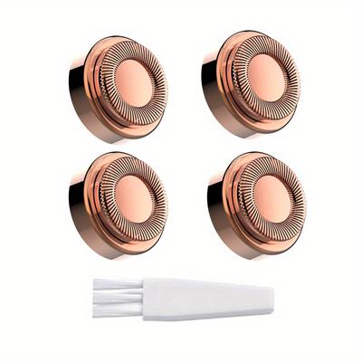 4pcs Flawless Replacement Heads, Rimoleur Facial Hair Remover Replacement Heads Generation 1 For Finishing Touch Flawless Facial Hair Removal Tool For Women
