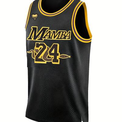 Men's Mamba #8 #24 Basketball Jersey, Retro Classi...
