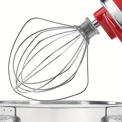 Stainless Steel Kitchenaid 6-wire Whip Attachment - Perfect For Whisking Egg Creams, Cakes & Mayonnaise!