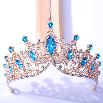 Bridal Crown Tiaras For Women Hair Jewelry, Baroque Vintage Crystal Big Crown Luxury Rhinestone Prom Tiaras And Crowns Headbands Wedding Hair Ornaments Accessories Jewelry Headdress