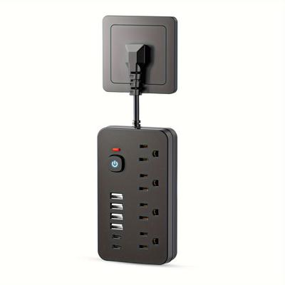1 Piece Multi-functional Power Strip With Switch A...