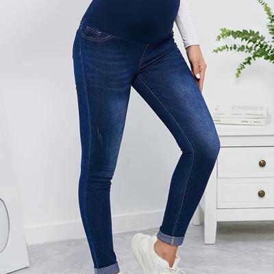 Women's Maternity Comfy & Stretchy Jeans High Wais...