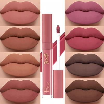 12 Colors, Waterproof And Smudge-proof Matte Lip Colors - Rich Color Rendering Without Decolorizing! Valentine's Day Gift For Women Valentine's Day Gifts
