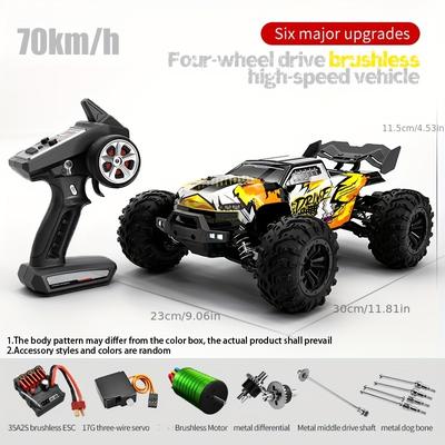 High-speed Off-road With The Q117-ab Brushless 1:16 Truck Coupe, 4wd, Brushless Motor, Rc Professional Grade Chassis, Fast Car, Gift On Birthday, Halloween, And Christmas