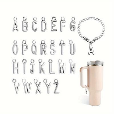 1pc Alphabet Letter Charm Accessories For Stanley ...