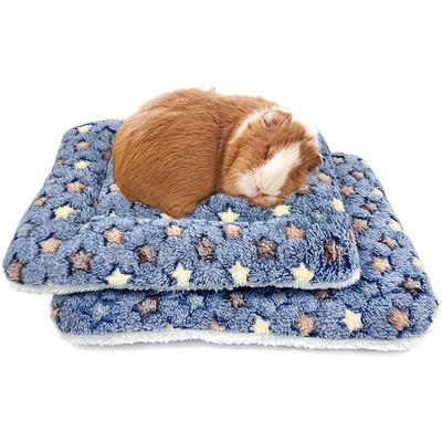 2pcs Washable Guinea Pig Bed Mat, Rabbit Winter Be...