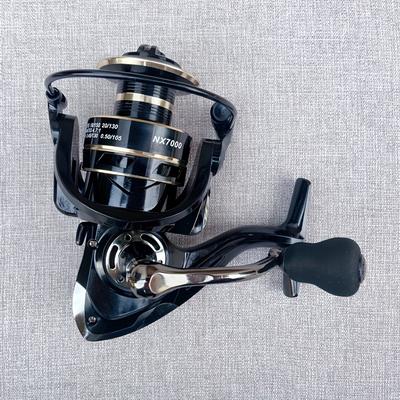 TEMU 1pc 14 Ball Bearings 2 Colors Metal Fishing Reel For Long Casting & Freshwater Fishing