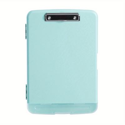 Clipboard With Storage 8.5 X11, A4 Plastic Clipboard Folder With Separate Pen Compartment Perfect For Paperwork, Nurse