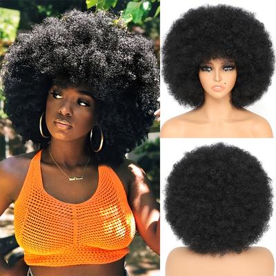 Large Bouncy Afro Wigs For Party, Cosplay, And Daily Wear - Natural Looking Full Puff Wigs With Soft And Soft Texture