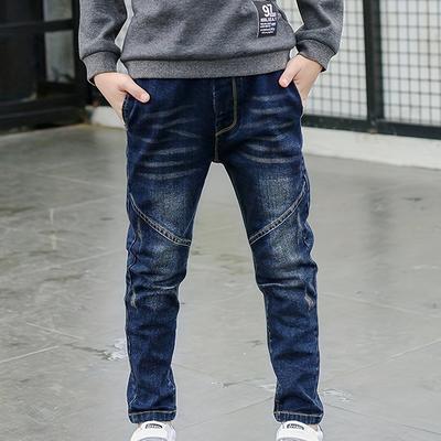 TEMU Boys Jeans Denim Pants For Spring And Autumn Kids Clothes