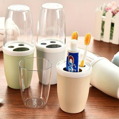 Couple Creative Mouthwash Cup With Lid, Home Trave...