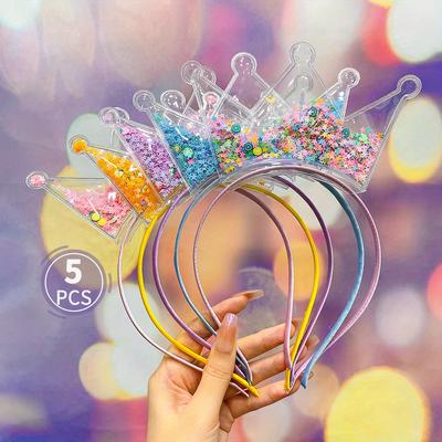 TEMU 5pcs Girls Headband Hair Hoop, Accessories Sets Kids Gifts