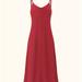 TEMU Simple Solid Lounge Dresses, Comfy Crew Neck Slip Home Dress, Women's Loungewear & Dresses