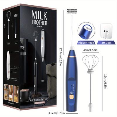 1pc Handheld Blender, Coffee Frother, Usb-recharge...