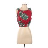 Charlotte Russe Sleeveless Blouse: Red Tops - Women's Size Small