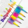 20 Stück neueste Farbe kreative Plüsch Kugelschreiber Kugelschreiber DIY Kugelschreiber Geschenk für