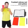 Fußball Schiedsrichter rot gelb Karte Schiedsrichter Brieftasche Notizbuch 11*8cm für Urteils