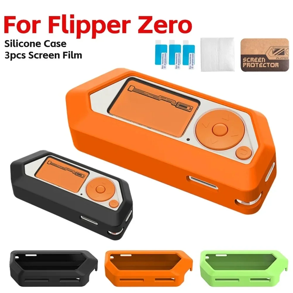 Silikon hülle Anti-Drop stoß feste Schutzhülle Tragbare Spiele konsole Schutzhülle für Flipper Zero Game Zubehör Image