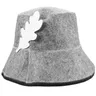 Cappello da Sauna in feltro cappello alla moda per Sauna cappello da Sauna ad assorbimento d'acqua