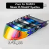 Visiera per casco moto per Shark Skwal D-Skwal 2 Spartan Carbon