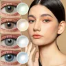 Lenti grigio blu 1 paio di lenti a contatto per gli occhi lenti colorate per uso dell'anno lenti