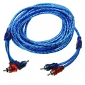 Cablaggio per installazione cavo amplificatore per auto Cavo audio Hi-Fi stereo digitale per veicoli RCA in filo di rame, 8 m