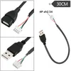USB zu 4 p xh 2,54 Kabel, 4 p mx2.0 Buchse zu USB 1,25 Buchse/Stecker USB zu Dupont 4 Pin Datenkabel 30cm