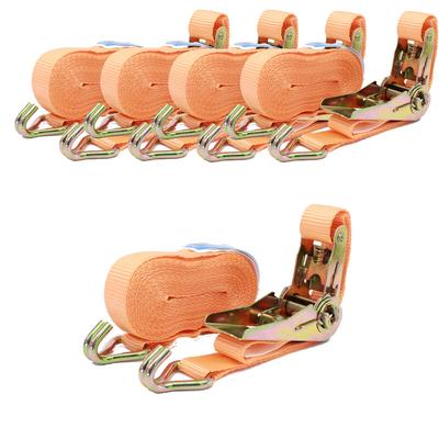 Baumarktplus - 5x Profi Ratschen Spanngurt Spanngurte Zurrgurt 2-tlg 6m 0,8t 0,8to 800kg tüv/gs