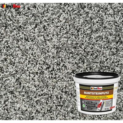 Isolbau - Buntsteinputz Mosaikputz BP20 (grau, weiss, schwarz) 15kg Absolute ProfiQualität Image