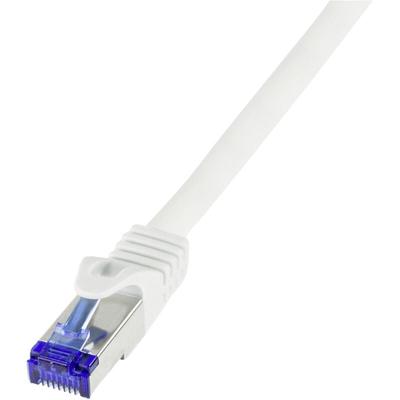 C6A111S RJ45 cat 6a s/ftp 20.00 m Weiß 1 St. - Logilink