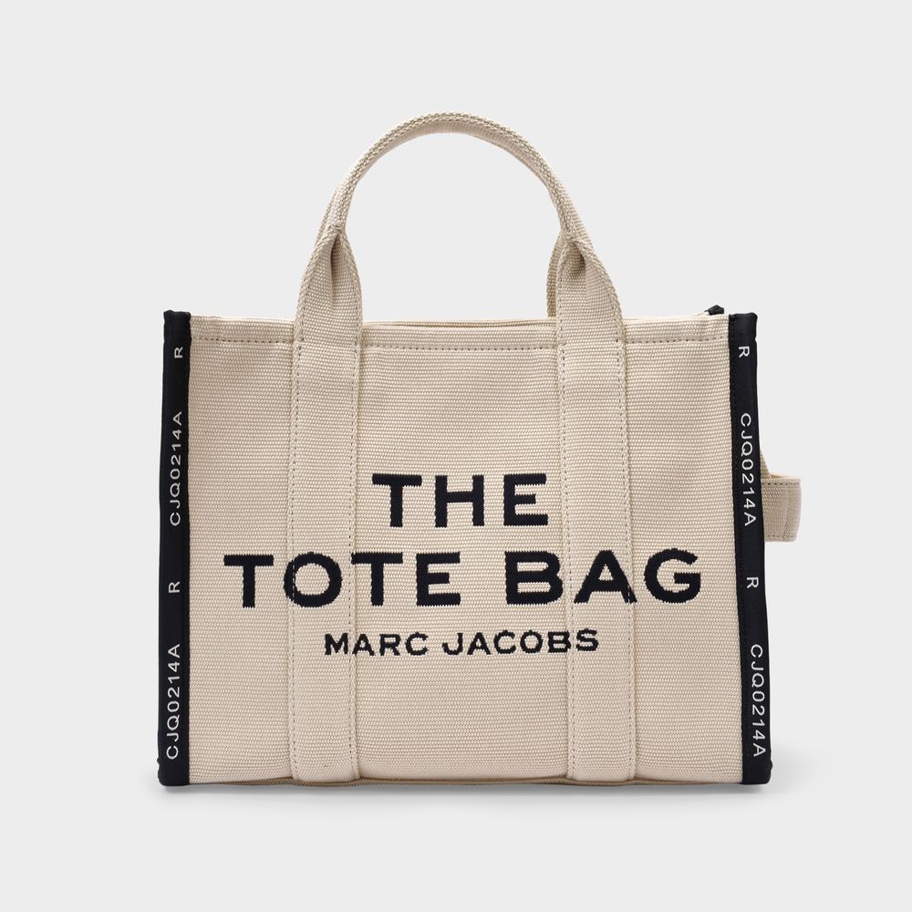 The Medium Tote Bag Jacquard - Marc Jacobs - Coton - Warm Sand