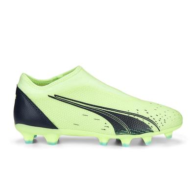 Puma Ultra Match LL FG/Ag Kids Green Football Boots