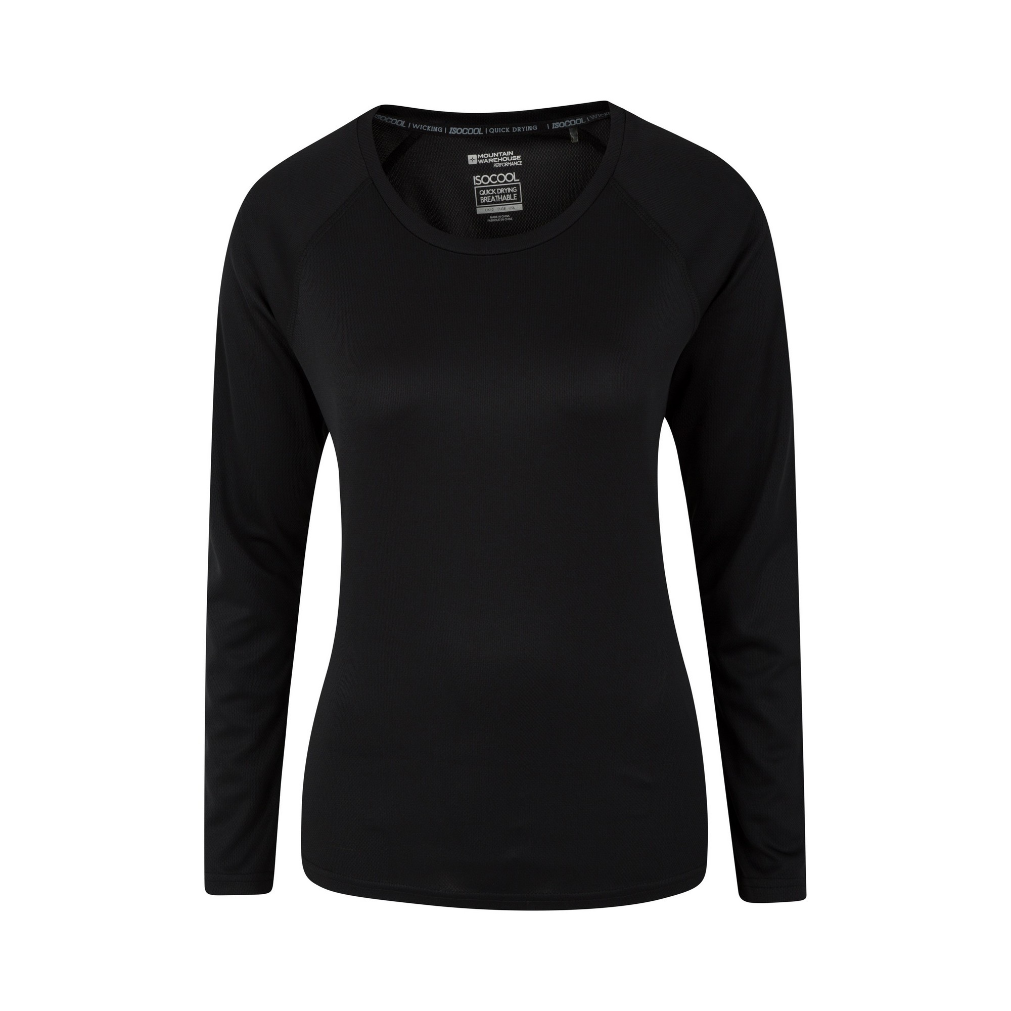 Mountain Warehouse Damen/Damen Endurance Langarm-Top (Schwarz) Image
