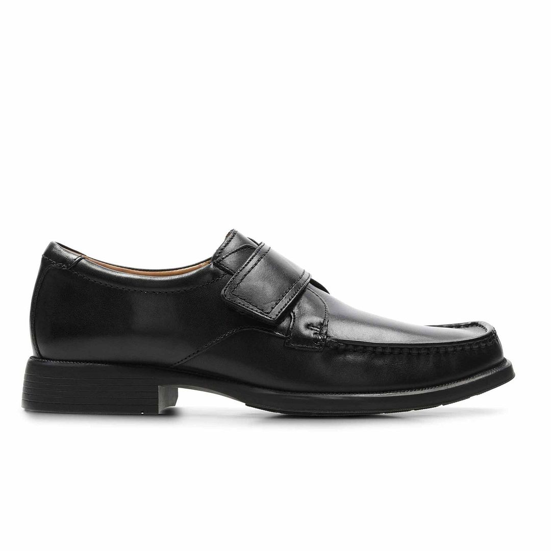Clarks Huckley Roll Mens Black Schuhe