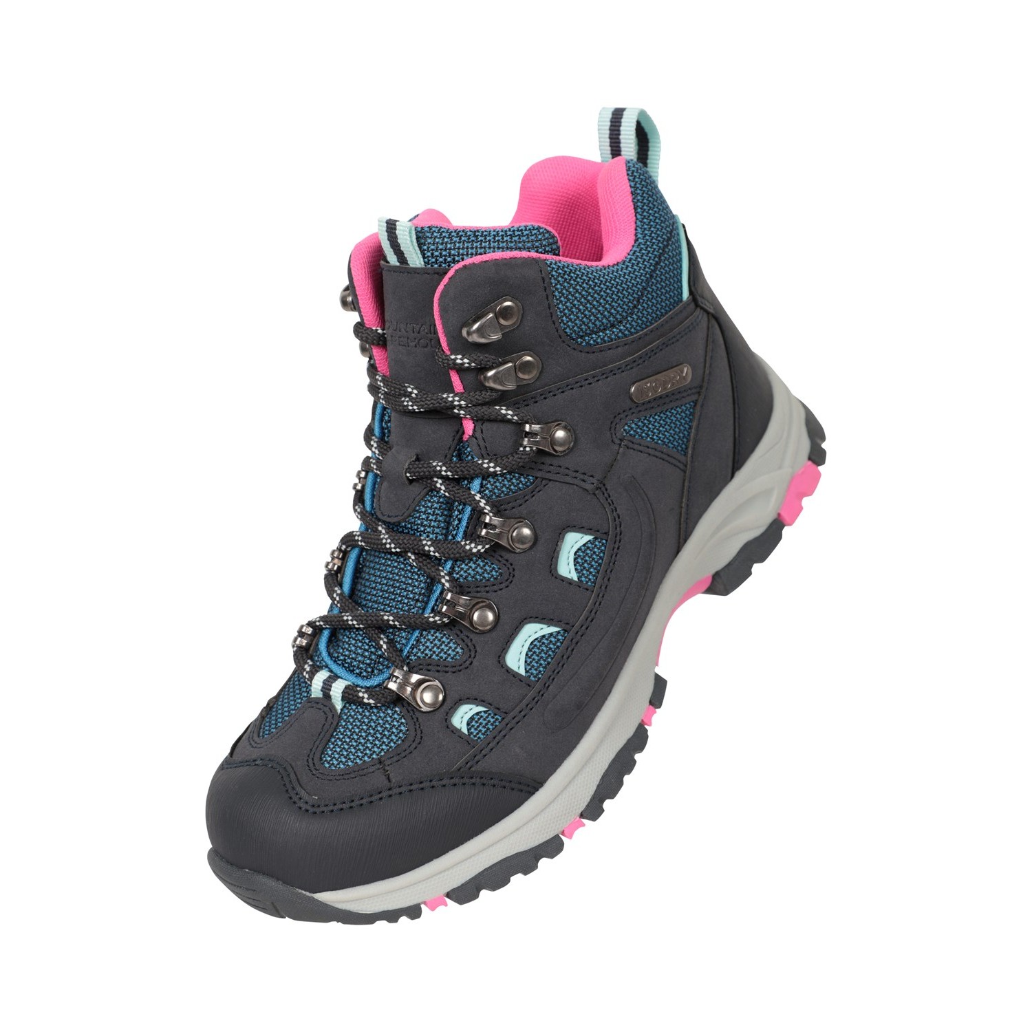 Mountain Warehouse Childrens/Kids Adventurer Wasserdichte Wanderstiefel (Navy) Image