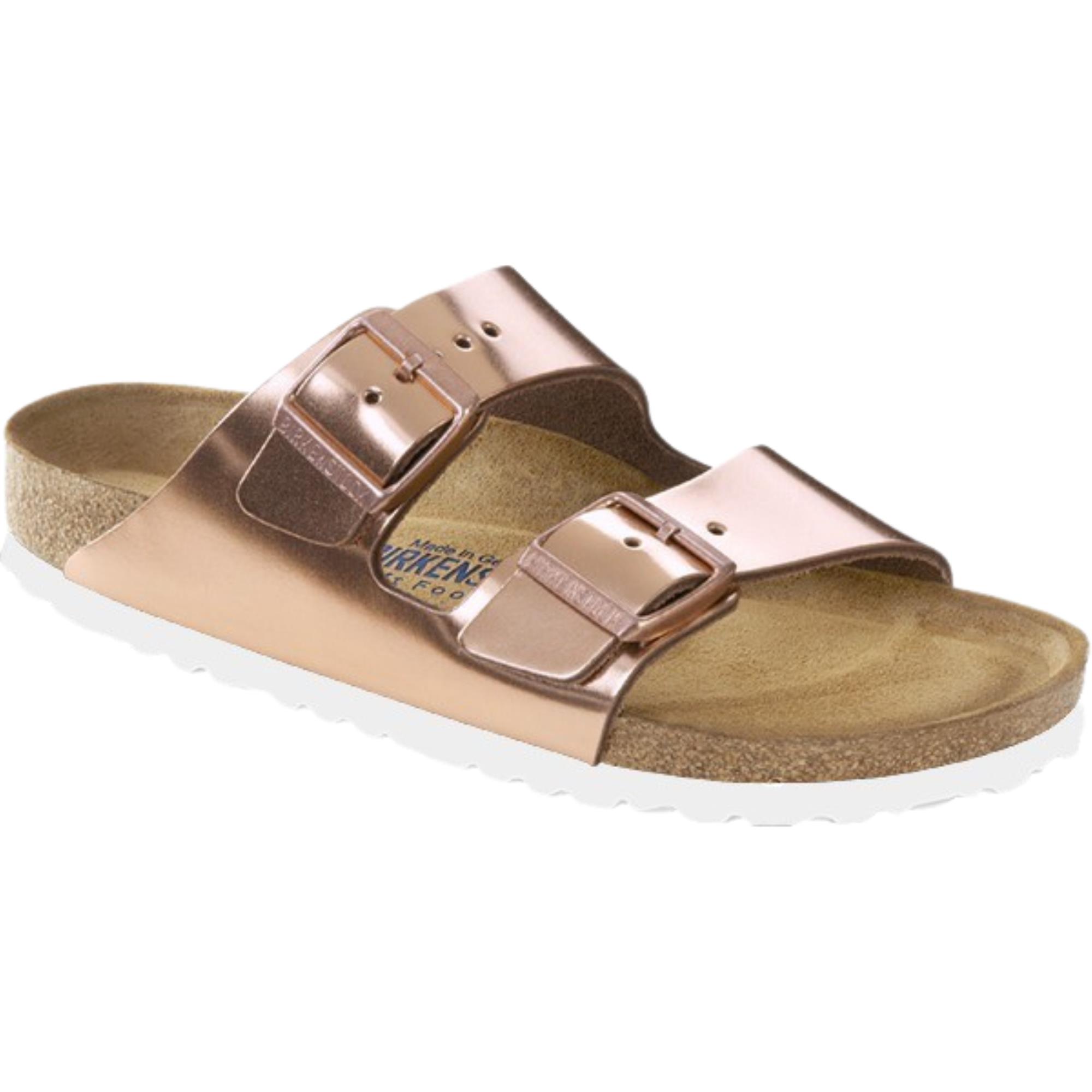 Birkenstock Arizona Bs Schmaler Schnitt 952093 Metallisch Kupfer
